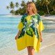Hot Sale Rayon Dress Hand Painted for Summer
